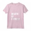 Donna Camicia della Morte della Commedia - Divertente Commedia in Piedi Maglietta con Collo a V per Artisti di Varietà e Comici - Ideale per Spettacoli e Open Mic