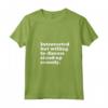 Donna Comico divertente Stand-up Commedia Uomini Donne o Bambini Maglietta con Collo a V - Ridi fino a piangere - Abbigliamento comico unisex
