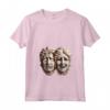 Maschere Teatrali Commedia e Tragedia - T-shirt con Collo a V - Ideale per Studenti di Recitazione e Insegnanti di Teatro