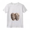 Maschere Teatrali Commedia e Tragedia - T-shirt con Collo a V - Ideale per Studenti di Recitazione e Insegnanti di Teatro