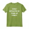 Divertente Camicia Commedia Stand-up - Facilmente Distratto da Stand-up C Maglietta - Regalo Ideale per Amanti del Cabaret