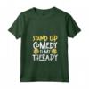 Donna La Cabaret è la Mia Terapia - T-shirt Stand-Up Comedy con Collo a V - Perfetta per gli Amanti del Cabaret e della Commedia