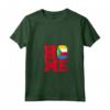 Donna HOME - Comore Maglietta con Collo a V - Esclusiva T-shirt per Appassionati dell'Unione delle Comore e della Cultura Africana