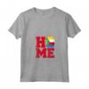 Donna HOME - Comore Maglietta con Collo a V - Esclusiva T-shirt per Appassionati dell'Unione delle Comore e della Cultura Africana