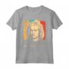 Johann Sebastian Bach Compositore Musicista Retro T-shirt - Maglietta Storica per Amanti della Musica Classica e della Storia