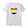 Maglietta Gay Bear Pride Face - Ideale Regalo per Orsi Gay - Bandiera Orgoglio Orso - Acquista T-shirt Orso Peloso