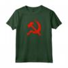 Martello di Propaganda Comunista e Falce - Maglietta Retro Comunista - Abbigliamento Politico Socialista
