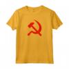 Martello di Propaganda Comunista e Falce - Maglietta Retro Comunista - Abbigliamento Politico Socialista