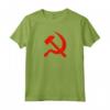 Martello di Propaganda Comunista e Falce - Maglietta Retro Comunista - Abbigliamento Politico Socialista