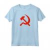 Martello di Propaganda Comunista e Falce - Maglietta Retro Comunista - Abbigliamento Politico Socialista