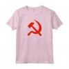 Martello di Propaganda Comunista e Falce - Maglietta Retro Comunista - Abbigliamento Politico Socialista