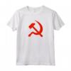 Martello di Propaganda Comunista e Falce - Maglietta Retro Comunista - Abbigliamento Politico Socialista