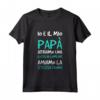 Bambino Magliette Manica Corta - Regalo Io e Papà Amiamo Stessa Donna - T-Shirt divertente per la Festa del Papà - Ideale per Compleanno - Marca HapTiger
