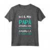 Bambino Magliette Manica Corta - Regalo Io e Papà Amiamo Stessa Donna - T-Shirt divertente per la Festa del Papà - Ideale per Compleanno - Marca HapTiger