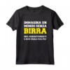 Felpe Birra Uomo Zip Cappuccio Divertenti - Mondo Senza Birra Felpa con Cappuccio - Ideale per Amanti della Birra e Feste - Marca HapTiger
