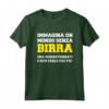 Felpe Birra Uomo Zip Cappuccio Divertenti - Mondo Senza Birra Felpa con Cappuccio - Ideale per Amanti della Birra e Feste - Marca HapTiger