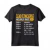 Lead Concierge Hourly Rate - Funny Head Concierge Maglietta - Unique Gift Idea for Work