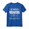Il mio concierge preferito mi chiama nonno - Maglietta divertente per il nonno concierge - Idea regalo unica per nonni