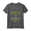 Funny Quote Thumbs Up Awesome Concierge Maglietta con Collo a V - Regalo Ideale per Celebrare i Successi del Concierge - Acquista Online