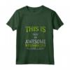 Funny Quote Thumbs Up Awesome Concierge Maglietta con Collo a V - Regalo Ideale per Celebrare i Successi del Concierge - Acquista Online