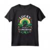 Giorno di San Patrizio Lucky Concierge - Shamrocks Irlandese Maglietta per Uomini e Donne - Ideale per San Patrizio, Festa del Papà o Compleanni