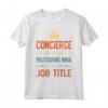 Funny CONCIERGE Rocks Multitasking Ninja Maglietta - Regalo Divertente per il tuo Super CONCIERGE - Ideale per Natale, Ringraziamento, Halloween