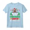 Be Nice to the Concierge Santa - Receptionist Christmas Maglietta - Perfect Xmas Gift for Partner, Dad, Mom, Wife, Husband
