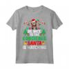 Be Nice to the Concierge Santa - Receptionist Christmas Maglietta - Perfect Xmas Gift for Partner, Dad, Mom, Wife, Husband