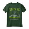 Funny Quote Thumbs Up Awesome Concierge Maglietta - Regalo Originale per Celebrare il Successo dei Concierge
