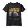 Lead Concierge Hourly Rate Funny Head Concierge Maglietta - Best Funny Present for Dad, Brother, Husband - Buy Online