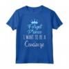 Forget Prince I Want to be a Concierge - Maglietta motivazionale per ragazzi aspiranti a diventare concierge - Ideale per incoraggiare i sogni futuri
