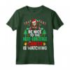 Be Nice to the Head Concierge Santa - Christmas Maglietta - Perfect Xmas Gift for Your Favorite Head Concierge