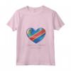 Donna Bandiera della Repubblica Democratica del Congo - Maglietta I Love Heart of Oak con Collo a V - Ideale per Feste Nazionali