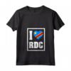 Donna I Love DRC RDC Repubblica Democratica del Congo Bandiera Congolese Maglietta con Collo a V - Ideale per Mostrare Amore per il Congo