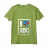 Donna I Love DRC RDC Repubblica Democratica del Congo Bandiera Congolese Maglietta con Collo a V - Ideale per Mostrare Amore per il Congo