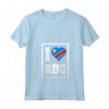Donna I Love DRC RDC Repubblica Democratica del Congo Bandiera Congolese Maglietta con Collo a V - Ideale per Mostrare Amore per il Congo