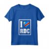 Donna I Love DRC RDC Repubblica Democratica del Congo Bandiera Congolese Maglietta con Collo a V - Ideale per Mostrare Amore per il Congo
