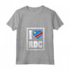 Donna I Love DRC RDC Repubblica Democratica del Congo Bandiera Congolese Maglietta con Collo a V - Ideale per Mostrare Amore per il Congo