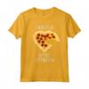Pizza Voglio pizza Non la tua opinione Cuore Maglietta - Ideale per gli Amanti della Pizza e della Cucina Italiana - Regalo Divertente per Appassionati di Cibo