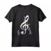 Gattini Carini Note Musicali Musicisti Maglietta - Ideale per Amanti dei Gatti e Musicisti - Regalo Unico per Compleanni o Natale