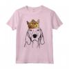 Maglietta con Corona del Cane Coonhound Inglese Americano - Design Unico per Amanti della Razza - Ideale per Appassionati di Cani