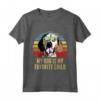 Il mio Cane Preferito Bambino Divertente American English Coonhound Maglietta - Stile Retrò Vintage per Amanti dei Cani