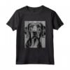Freddo Americano Inglese Coonhound Ritratto In Bianco E Nero Maglietta - Regalo Ideale per Amanti dei Cani - Compleanni, Ringraziamento, Natale