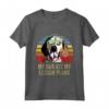 Il mio cane ha mangiato i miei piani di lezione - Design Vintage Maglietta Insegnante Americano Inglese Coonhound - Abbigliamento Estivo Spiaggia Retro Anni '80