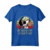 Il mio cane ha mangiato i miei piani di lezione - Design Vintage Maglietta Insegnante Americano Inglese Coonhound - Abbigliamento Estivo Spiaggia Retro Anni '80