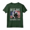 Bandiera Americana Miglior Cane Nonna Mai - Maglietta per Coonhounds - Regalo Divertente per Amanti dei Cani