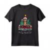 Plaid Natalizio Nero e Marrone Chiaro - Maglietta Cane Coonhound Motivo Natalizio - Regalo di Natale Unico per Amanti dei Cani