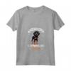 Donna Mamma Coonhound nera e marrone Maglietta con Collo a V - Perfetta per Mamme di Black and Tan Coonhound - Ideale per Amanti dei Cani