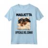 Pigiama ufficiale Coonhound Nero e Marrone Chiaro - Maglietta con Grafica Divertente per Amanti dei Cani