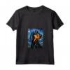 Cane Coonhound Nero e Marrone Chiaro - T-shirt Pittura Notturna - Regalo per Amanti di Black and Tan Coonhound - Ideale per Natale o Compleanno